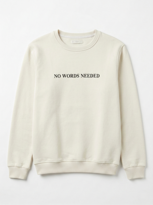 Men's crew neck sweatshirt-Cotton Blend-Print