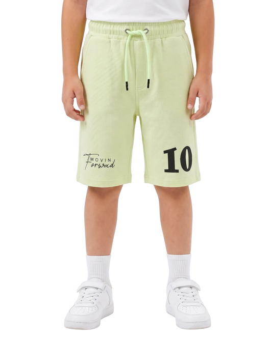 Boys' Milton Printed Shorts-Lemon