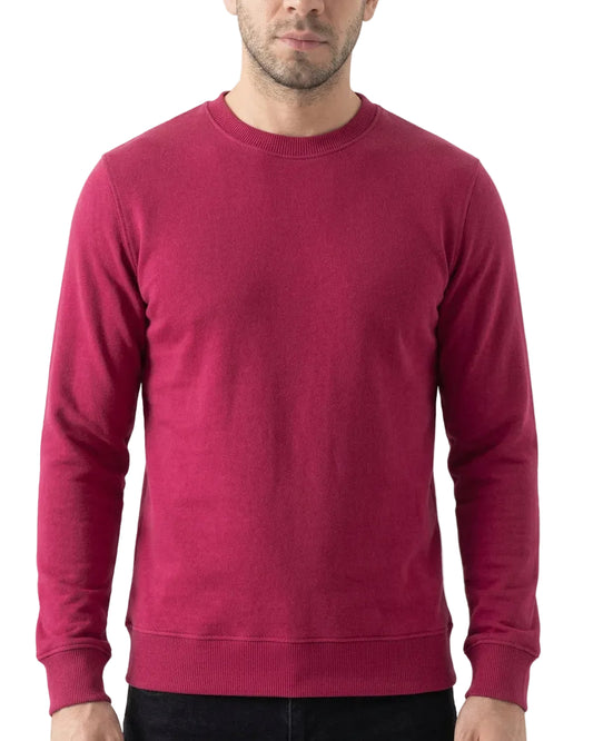 Men's Crewneck Sweatshirt Burgundy