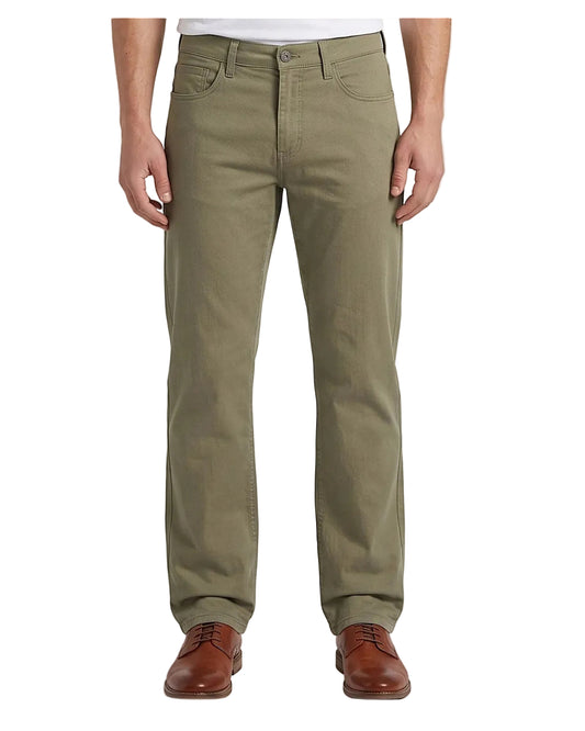 Men's Gabardine Pants 5 Pocket Straight fit - Olive