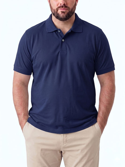 Men's Casual Polo Shirt Special size- Short Sleeve