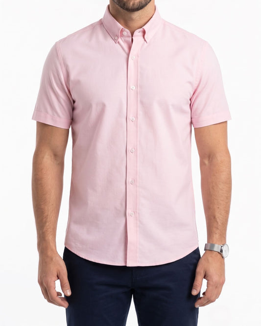 Men`s Oxford Half Sleeve Shirt