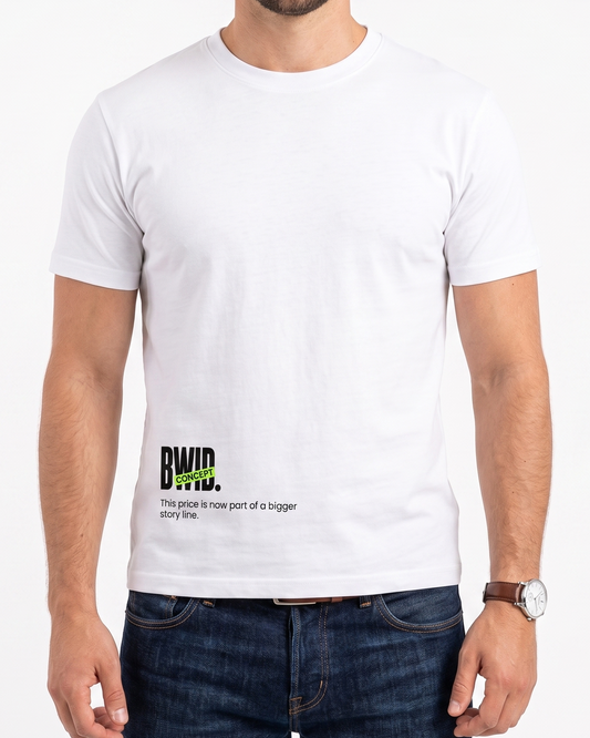 Men`s Printed T-Shirt –White