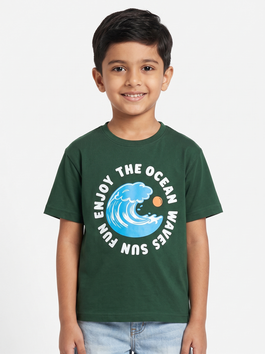 Boy`s Printed T-Shirt – Short Sleeve