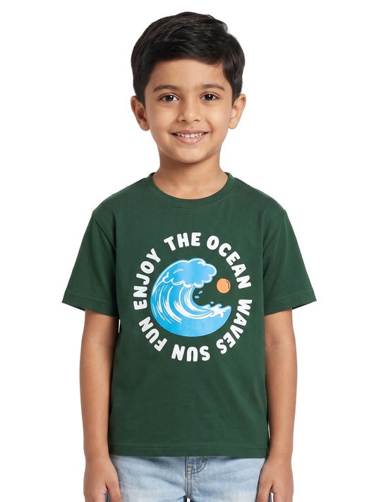Boy`s Printed T-Shirt – Short Sleeve