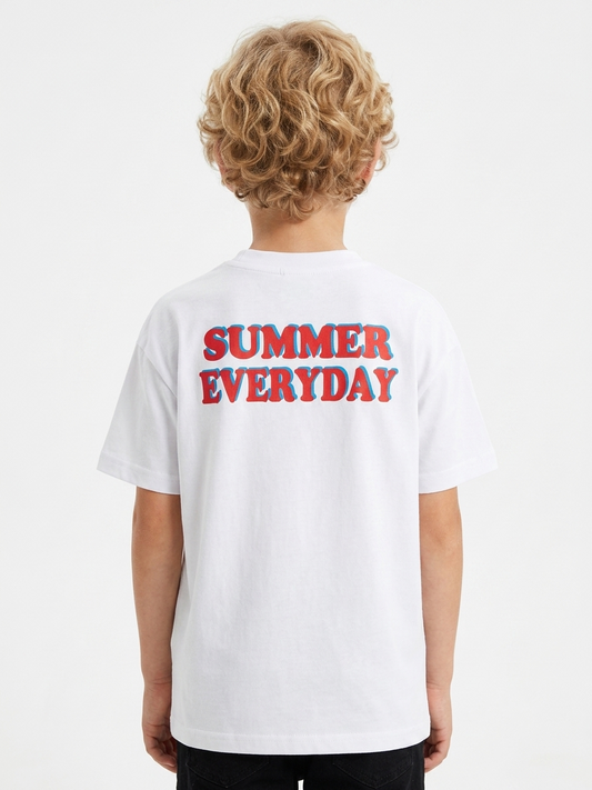 Boy`s Printed T-Shirt – Over Size-Short Sleeve