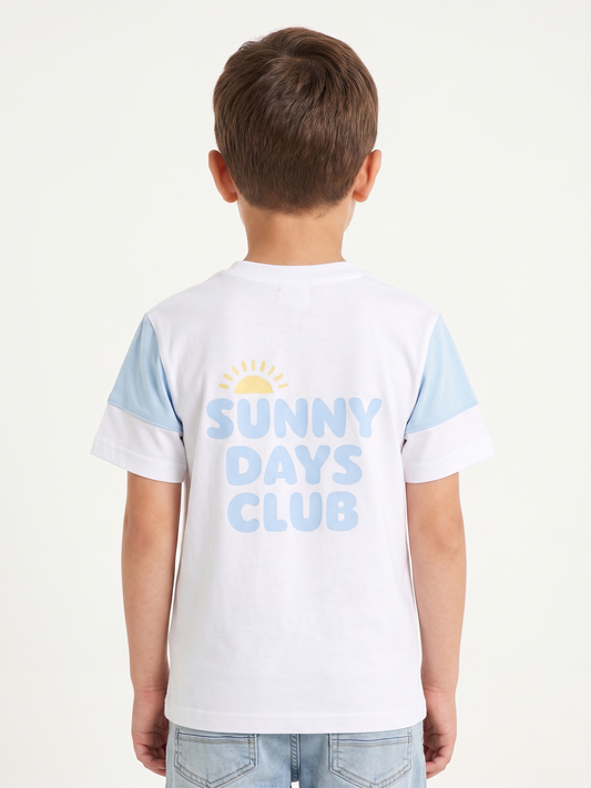 Boy`s Printed T-Shirt – Over Size-Short Sleeve