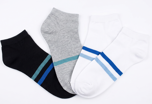 Men’s Cotton Low-Cut Socks 3 pcs