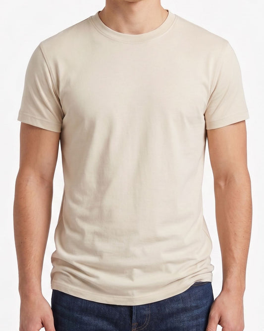 Men's T-shirts Basic Round Neck