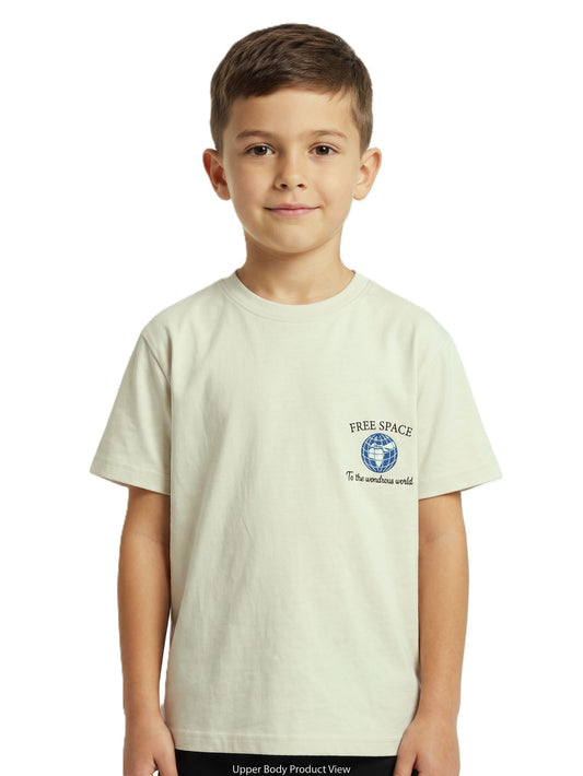 Boy`s Printed T-Shirt – Over Size-Short Sleeve
