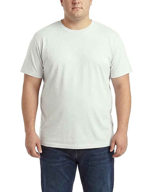 Men's Basic White T-Shirt - Special Sizes