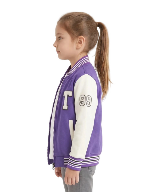 Girls' varsity baseball jacket - TREE