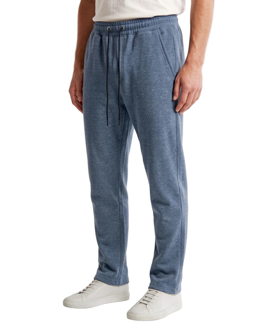 Men's wide-leg sweatpants indigo melange - TREE