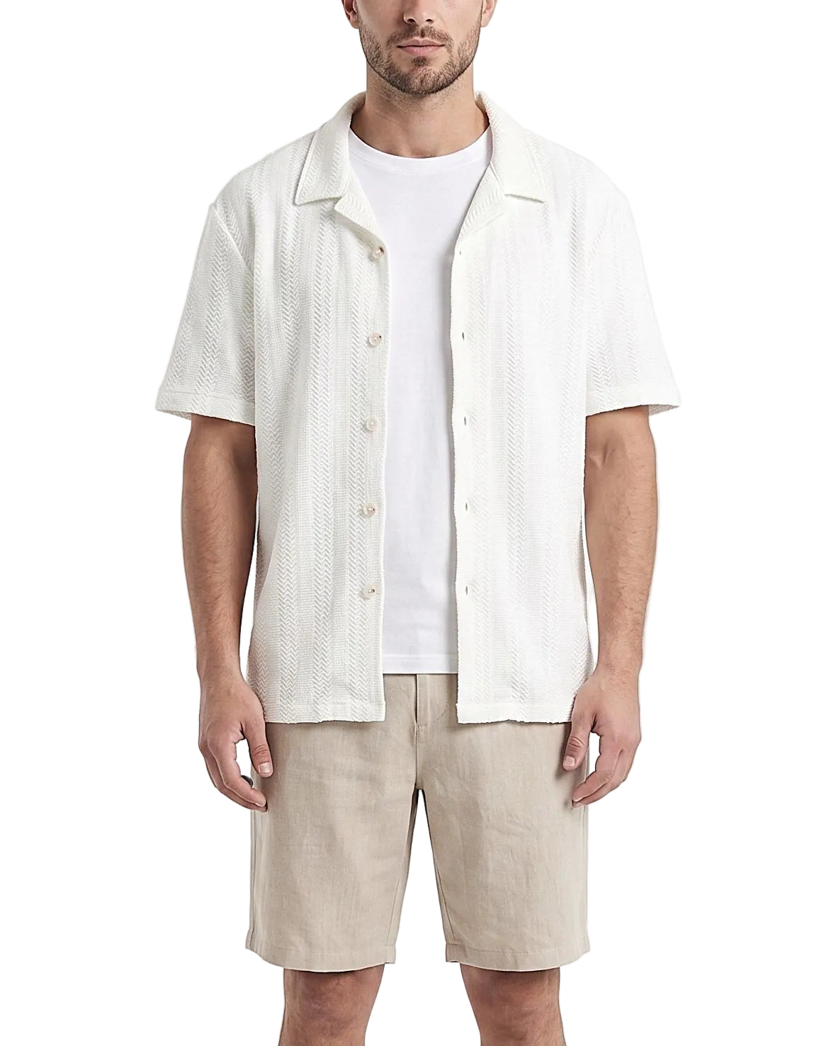 Men's Oversized White Short Sleeve Shirt | TREE – Tree Stores
