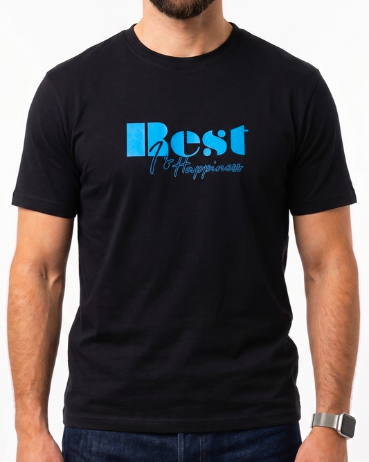 Men`s Printed T-Shirt –Black