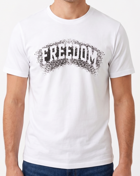 Men`s Printed T-Shirt –White