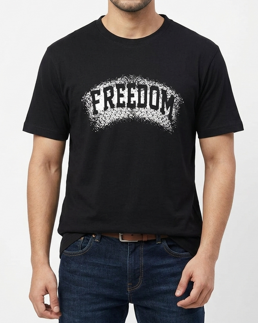 Men`s Printed T-Shirt –Black