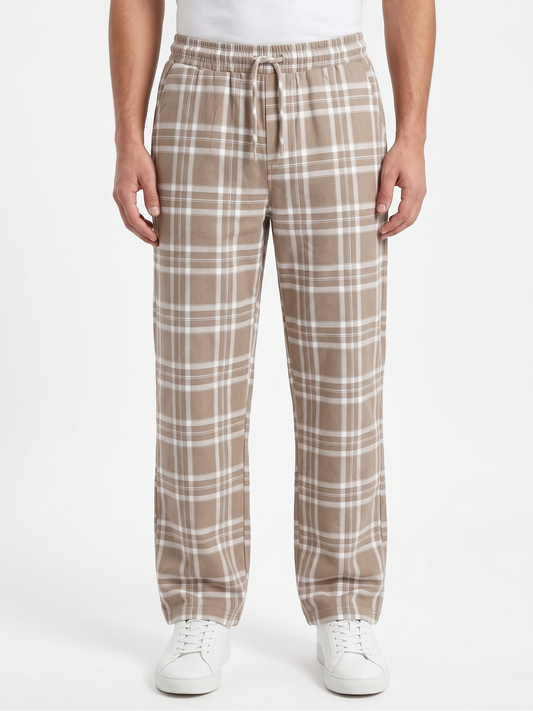 Men's checkered trousers