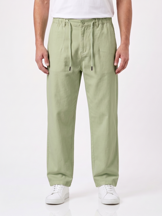 Men`s Gabardine pants Wide Leg Chino