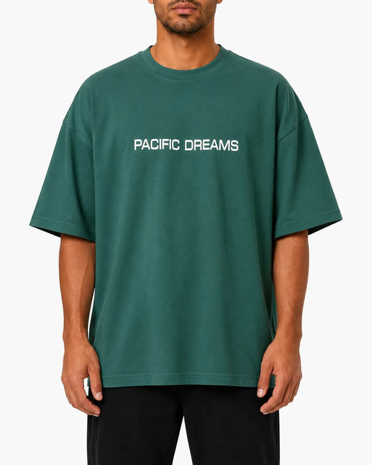 تي شيرت رجالي أوفر سايز Pacific Dreams 100% قطن