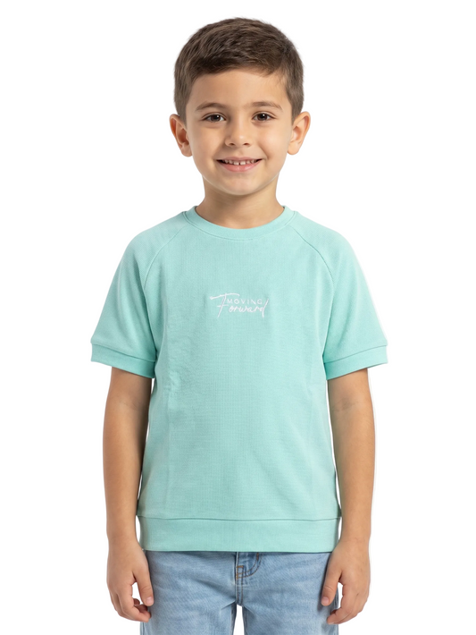 Boy`s Printed T-Shirt –Over Size- Short Sleeve