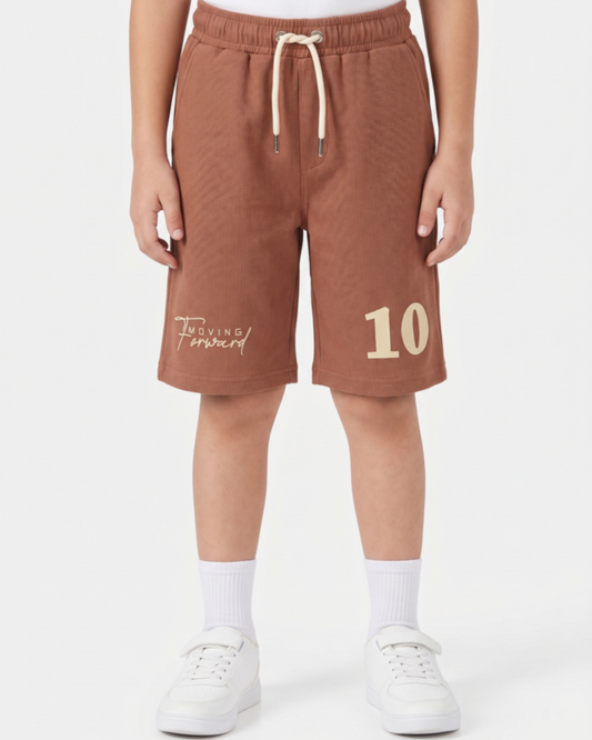 Boys' Milton Printed Shorts-cafe