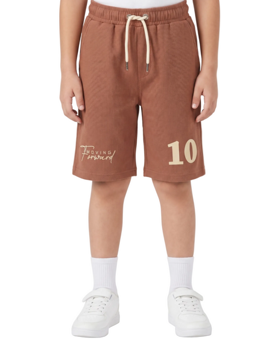 Boys' Milton Printed Shorts-cafe