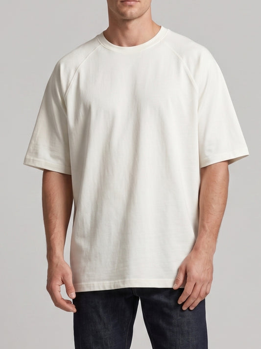 Men`s Fashion T-Shirt Over Size – White