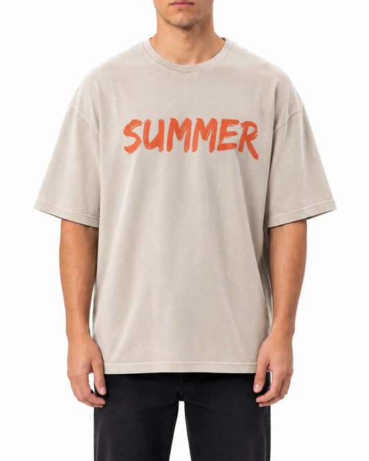 Men's Oversized 100% Cotton Summer T-Shirt