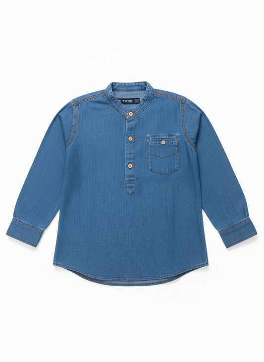 Boys' jeans shirt
