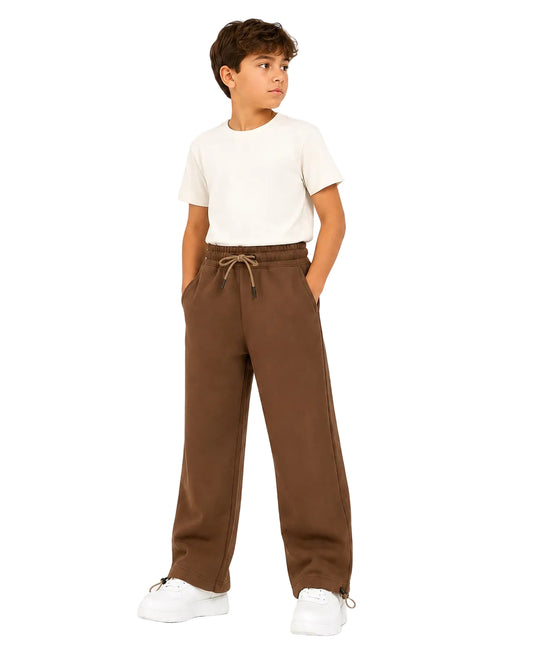 Boy's sweatpants Wide Leg Summer Milton-Brown