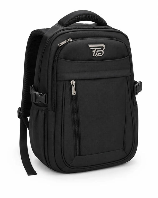 Black Multi-Pocket School Backpack | TREE