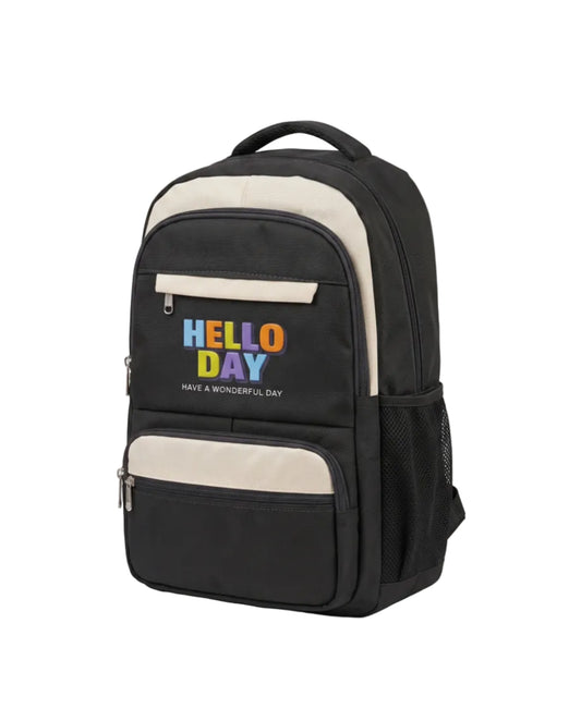 Hello Day Multi-Pocket School Backpack – Available in Two Colors | TREE