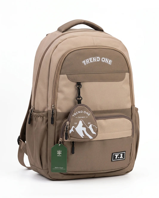 Size 18 Multi-Pocket Backpack with Mini Pouch – 3 Colors | TREE