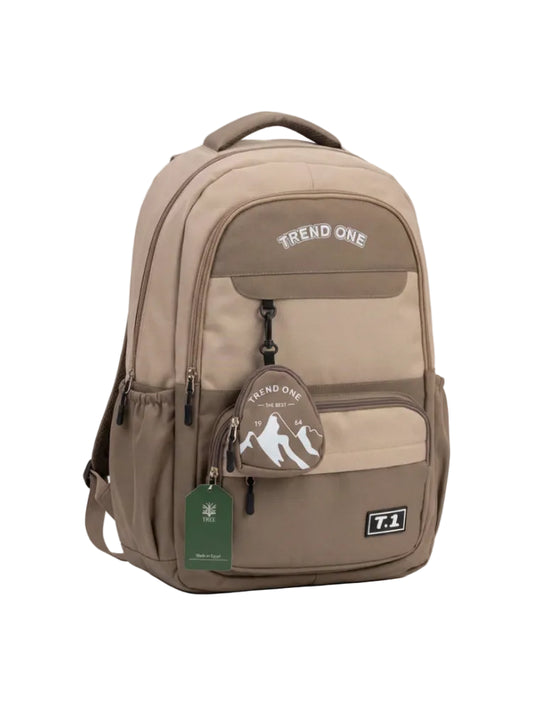 Size 18 Multi-Pocket Backpack with Mini Pouch