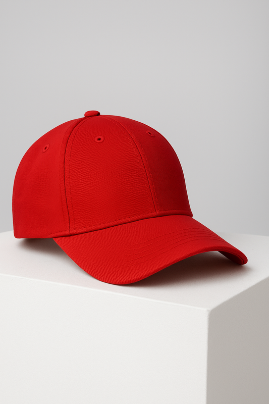 Men`s Cap basic - Red
