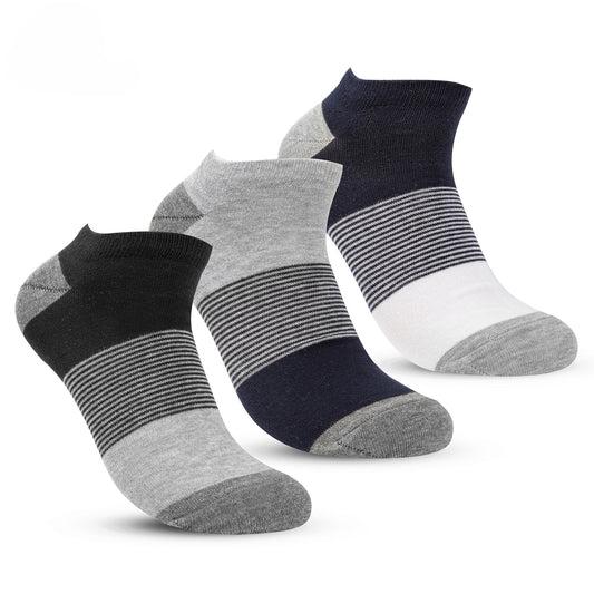 Men’s Cotton Low-Cut Socks 3 pcs