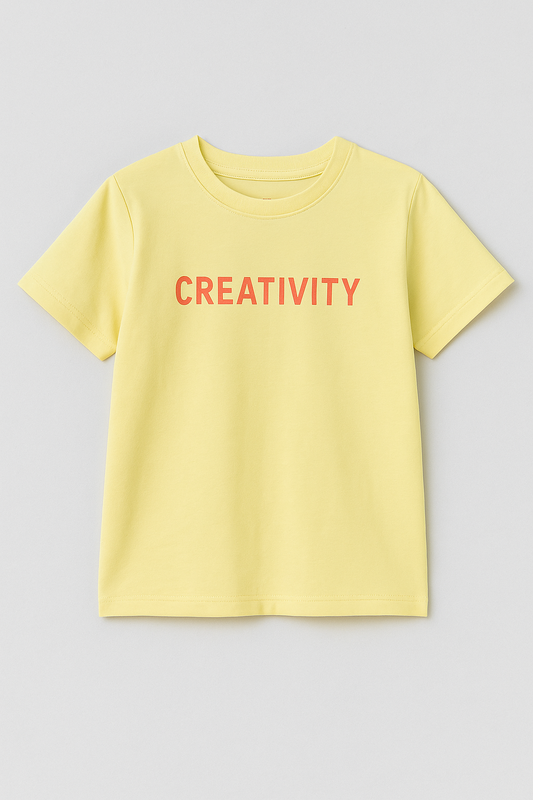 Boy`s Printed T-Shirt – Short Sleeve - Yellow