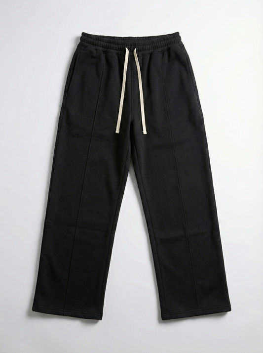 Men's Wide-Leg Sweatpants - black