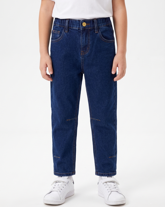 Boys' Classic Boyfriend Jeans - Dark Blue