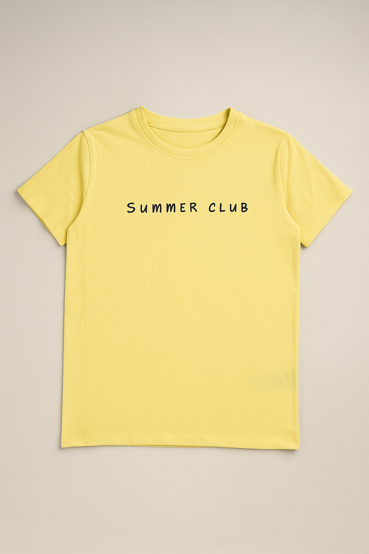 Boy`s Printed T-Shirt – Short Sleeve - yellow