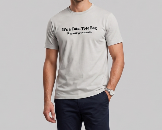 Men's Light Grey Printed T-Shirt | TREE