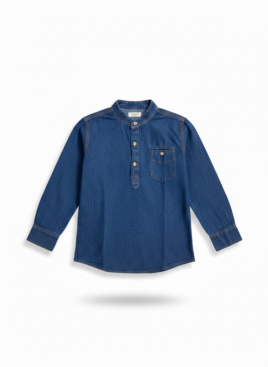 Boys' jeans shirt