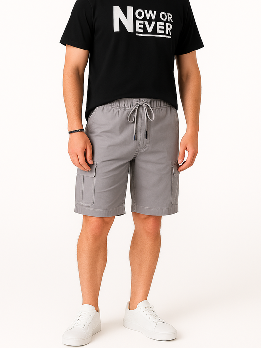 Men's Gabardine Short Baggy - Grey