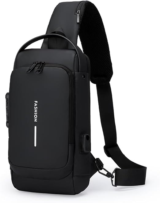 waterproof crossbody bags- Black