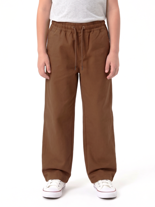 Boy's sweatpants Wide Leg Summer Milton-Brown