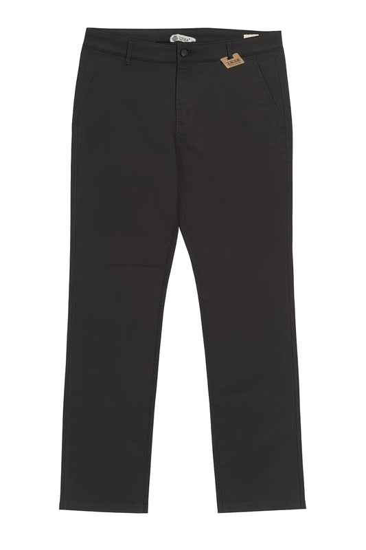 Men`s Gabardine Pants Straight Fit With Side Pockets Grey