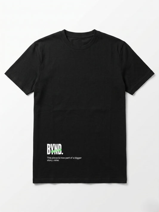 Men`s Printed T-Shirt – Black