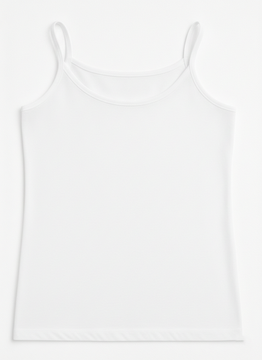 Women's Basic thin strap - White