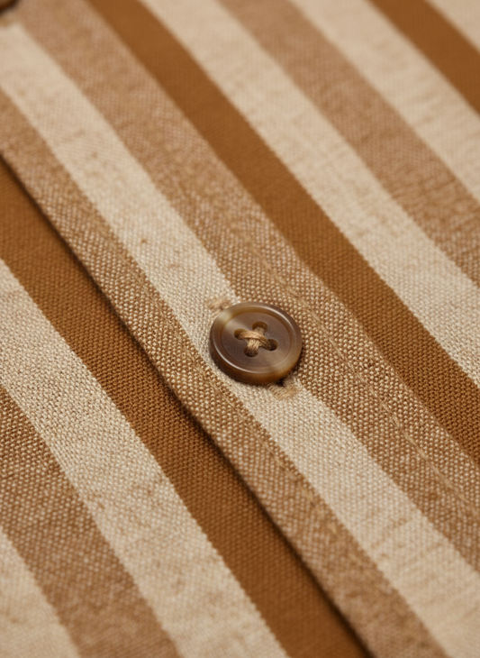 Men's Striped Winter Long Sleeve Shirt - Tobi